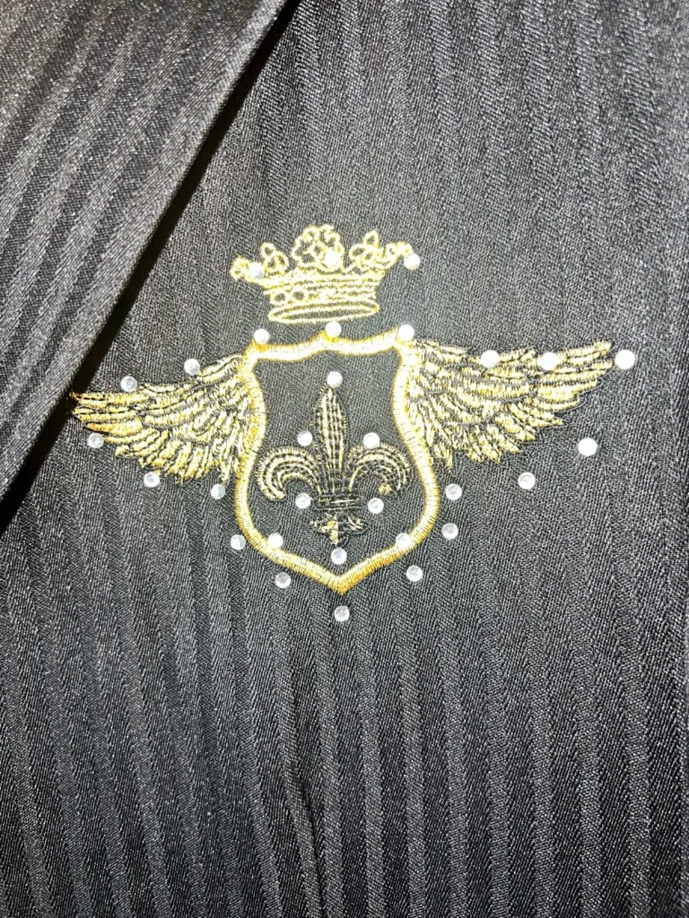 patroncito black pinstripe